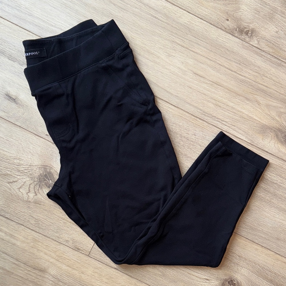 LIVERPOOL Black Stretchy Capri Cropped Business Casual Pants